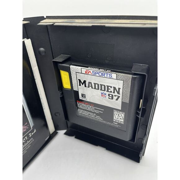 Madden NFL 97 (Sega Genesis, 1996) Complete w/Manual & Box! Tested & Working! - Picture 7 of 11